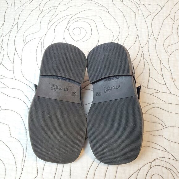 [T6W] Baby Boy Black Dress Shoes - Picture 2 of 5